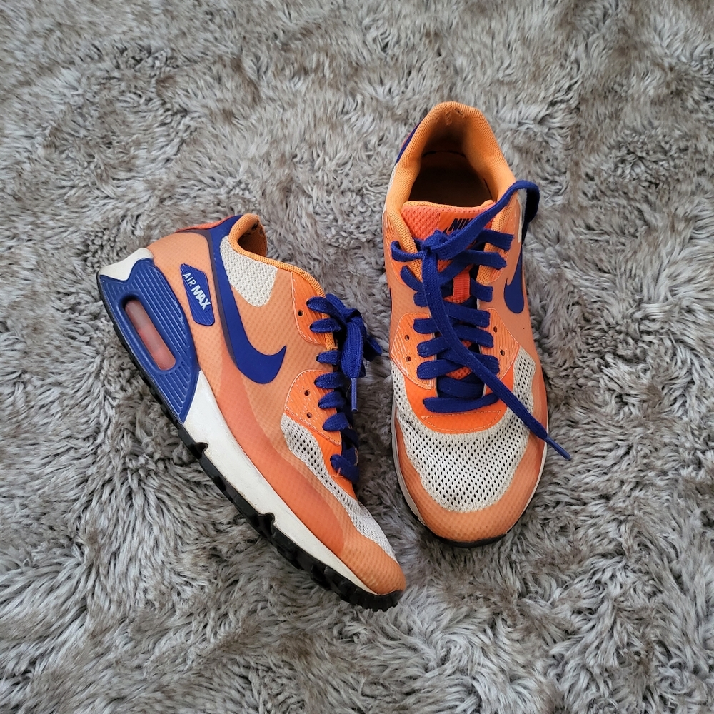 Nike Air Max 90 Hyperfuse PRM Women's Sneakers Bright Citrus Size 9 - Picture 1 of 11
